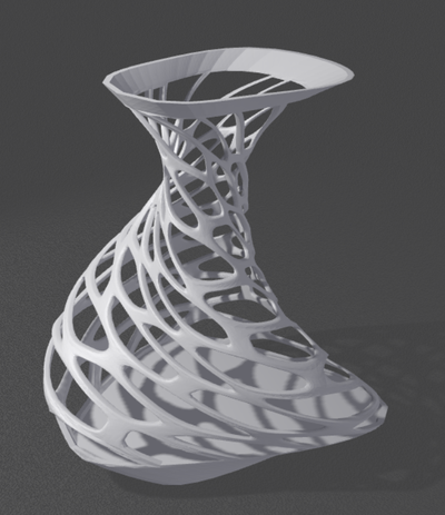 voronoi vaso by giacomo generativo 3d modello my 3d print model - Mito3D