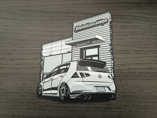 golf mk7 r fucina cappelli by hunterabcz arte 2d veicolo macchina vw volkswagen gti gtd 7 3d print model - Mito3D