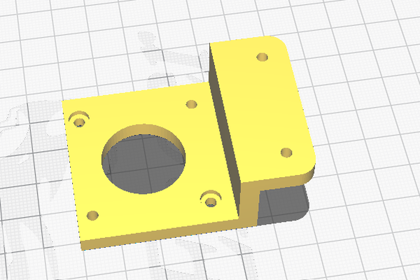 ender 3 bmg adaptör by arka 3d yazıcı aksesuarlar ekstrüder 3d print model - Mito3D