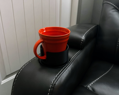 coffee cup holder recliner or couch by jdavison91 household house models 3d print model - Mito3D