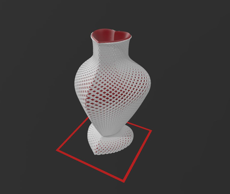 heart vase by kkeelltt household decor valentiensday love 3d print model - Mito3D