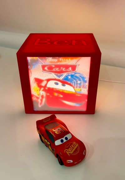 lithophane lamp led kit-001 fireman sam cars by freak 23 household decor light 001 bambu firemansam feuerwehr feuerwehrmann 3d print model - Mito3D