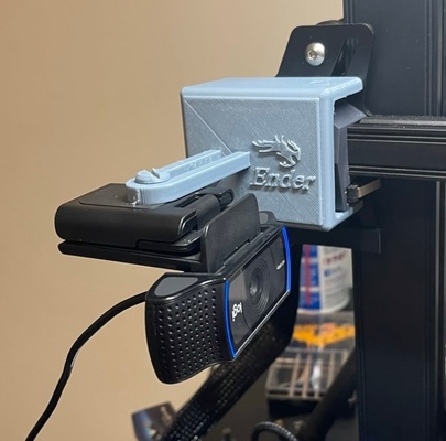 ender 3 s1 axis kamera montieren c920 by tailored3d 3d drucker zubehör ender3s1 logitechc920 3d print model - Mito3D
