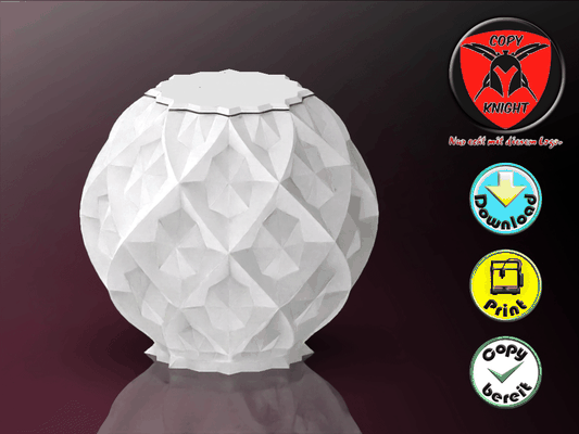 facile vaso modalità lampada globo by copyknight domestico arredamento vasemode luce divertimento divertente easyprint stampa bambu bambolotto x1c p1p p1s a1 a1mini mini ams amslite light noams supporto decorazione 3d print model - Mito3D