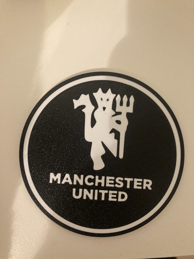 manchester unidos montanha russa by yakubhroch arte sinais logotipos 3d print model - Mito3D