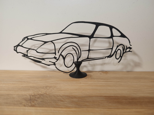 2d voiture modèle by empreinte art 3d print model - Mito3D