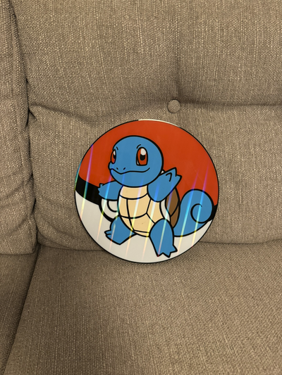 light lamp lightbox led carapuce squirtle schiggy boite lumiere lumineuse pokeball pokemon by guillaume76620 art models lampe box 3d print model - Mito3D