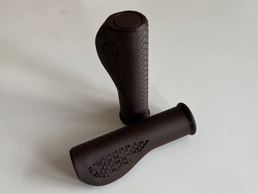 ergonomico bicicletta impugnature by engineerpro passatempo fai veicoli presa maniglia accessorio andare in afferrare tpu morbido 3d print model - Mito3D