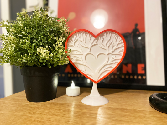 love heart tree by inflames3d household decor valentine art 3d print model - Mito3D