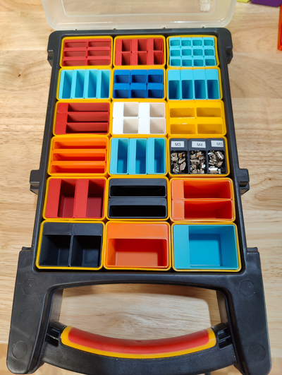 harbor freight small bin inserts by sshrimp tools organizers storage organizer parts harborfreight harborfreighttools 3d print model - Mito3D