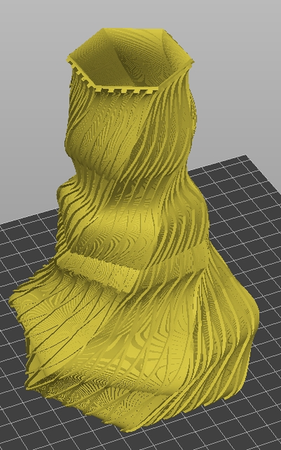 modern vase by mosiso generative 3d model my makerworld 3d print model - Mito3D