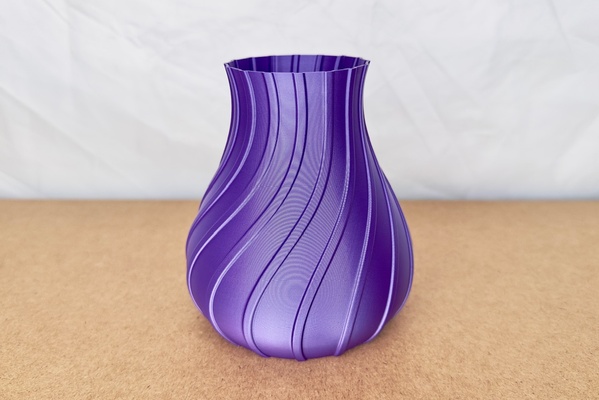 spiral vase 04 by marekzeman91 household decor pot decoration container vasemode flowerpot spiralvase homedecor 3d print model - Mito3D