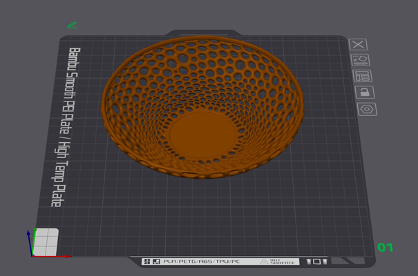 meyve schale by elektronik ev halkı dekor çanak deko tasarım 3d print model - Mito3D