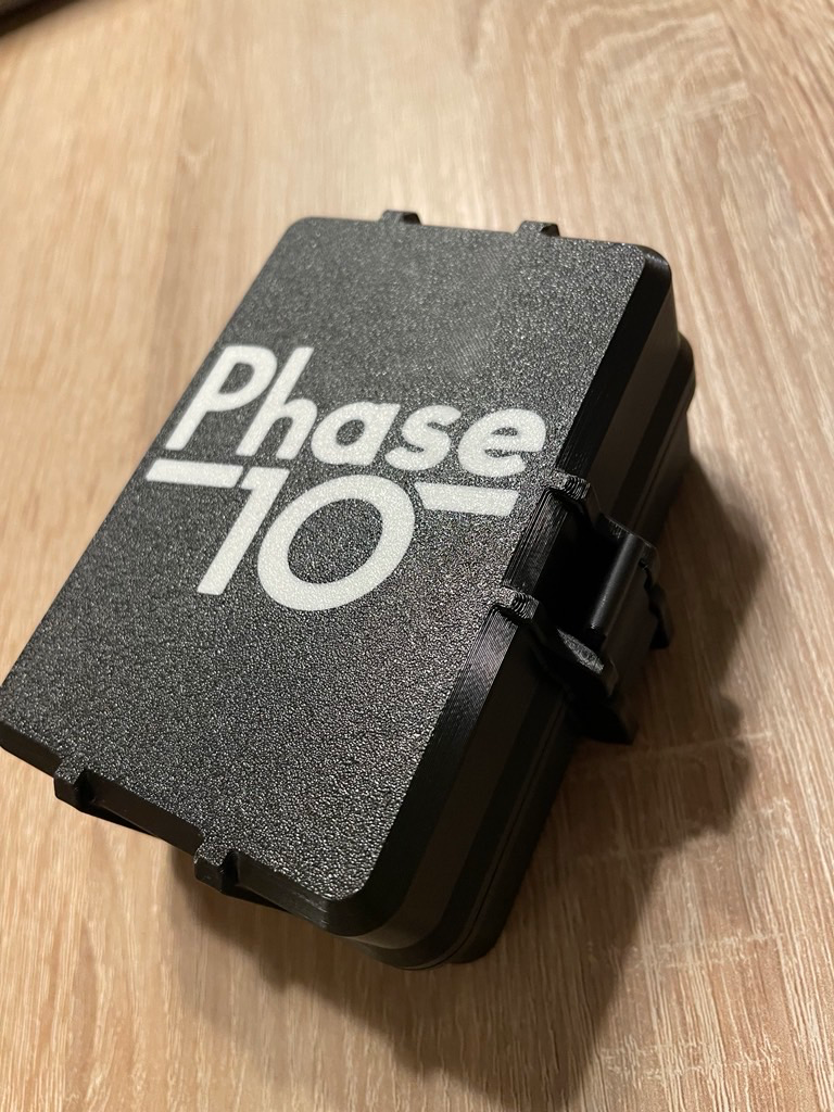 phase 10 kartenbox drucken ort schrauben neu gemischt by jakob1508 spielzeuge spiele box karte karton aufbewahrungsbox kartenspiel 3D print model - Mito3D