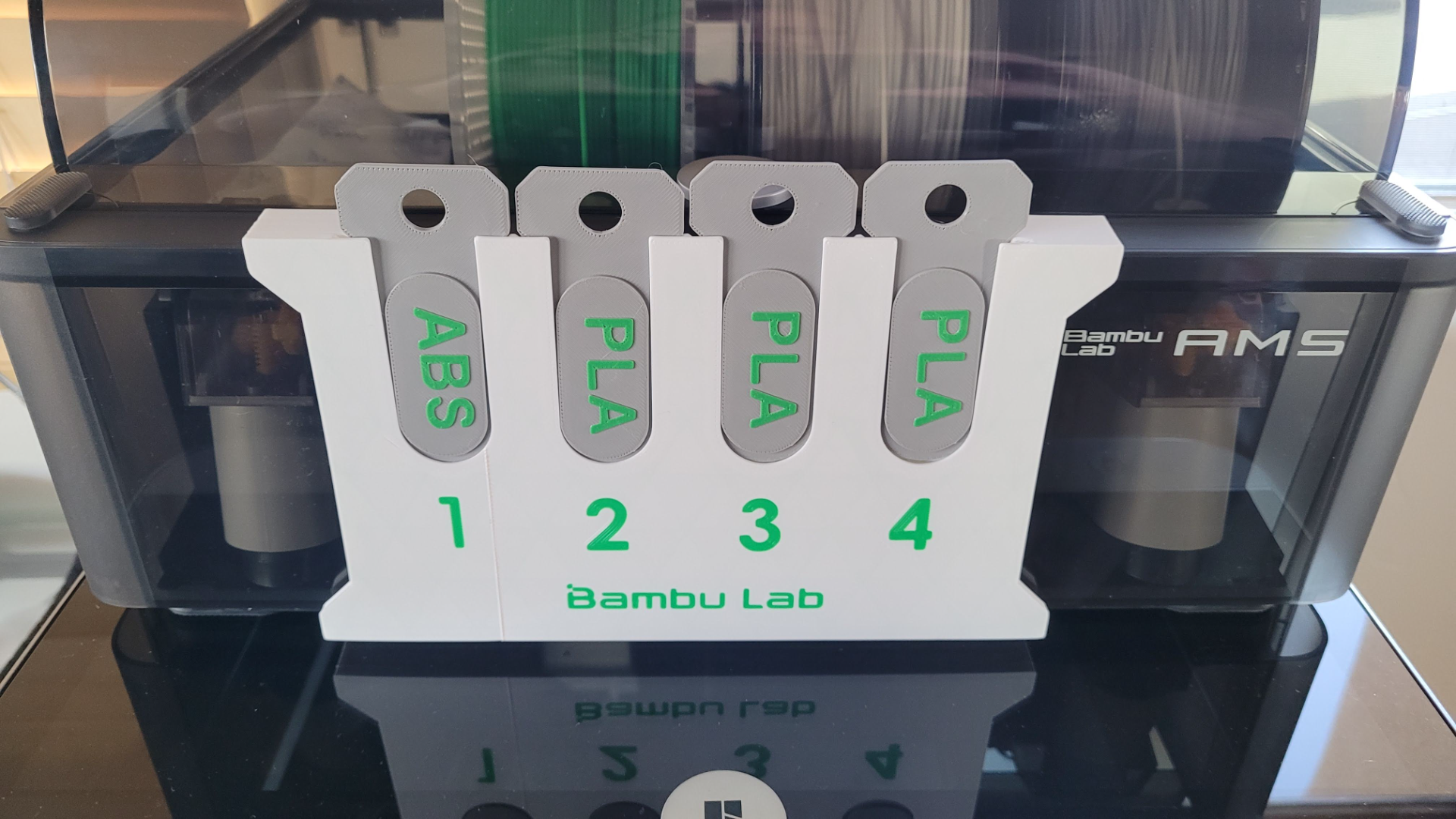 bambu ams filament tag stand remix remixed by scotte 3d printer accessories 3D print model - Mito3D