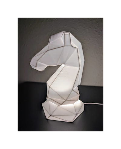 poli scacchi cavaliere lampada bbl guidato ikea kapplake by g w domestico arredamento kit figure letto deskp giro 001 3d print model - Mito3D