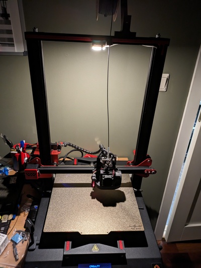 3d printer light - ikea kapplake mount aluminum extrusion remixed by elothan accessories print 3dprinting ikeahack lightbar lighting 2020 3dprinter 3dprinterparts 2020extrusion 2020aluminum 2020mount 2020vslotextrusion vslot printerupgrades 3dprinterupgrade lightbarholder 3dprintinglight 3d print model - Mito3D