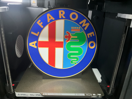 alfa romeo ledlightbox by vitormhs art signs & logos sign logo ledlight lightbox alfa159 3d print model - Mito3D