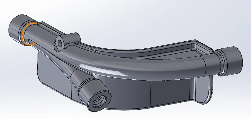 filament splitter mount by robert oneill 3d printer accessories 3d print model - Mito3D