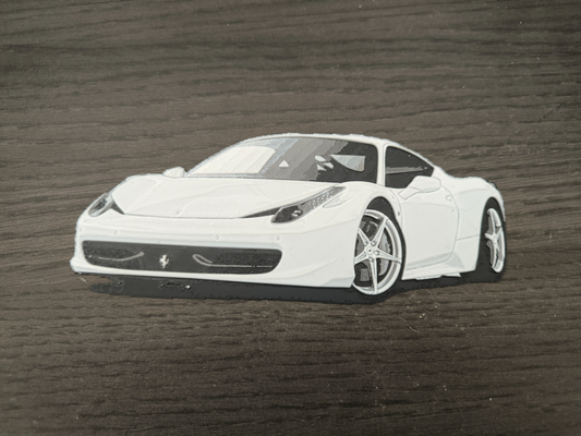 ferrari 458 italia fucina cappelli by hunterabcz arte 2d veicolo macchina 3d print model - Mito3D