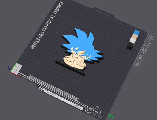 esfera dragón z hijo goku ssj mesa estante soporte by 5kyrunn3r arte señales logos súper gt saiyajin ams listo logo firmar dios azul 3d print model - Mito3D