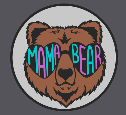 mama bear light box by pj2leandro art signs & logos led lightbox ledbox 3d print model - Mito3D