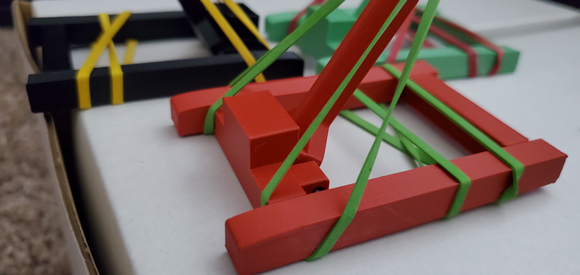 mono catapulta by ridokilos juguetes juegos escritorio regalo 3d print model - Mito3D