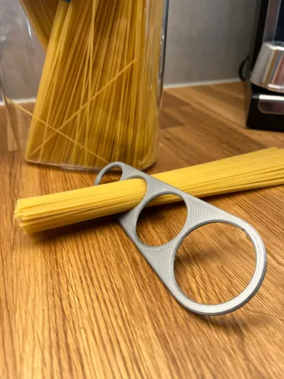 spaghetti portion spur by pzi 3d werkzeuge messen pasta küche zubehör zubehörteil kochen zuhause haus gadget messung werkzeug portionierer 3d print model - Mito3D