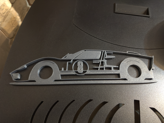 ford gt 40 2d by massimiliano coffetti kunst 3d print model - Mito3D