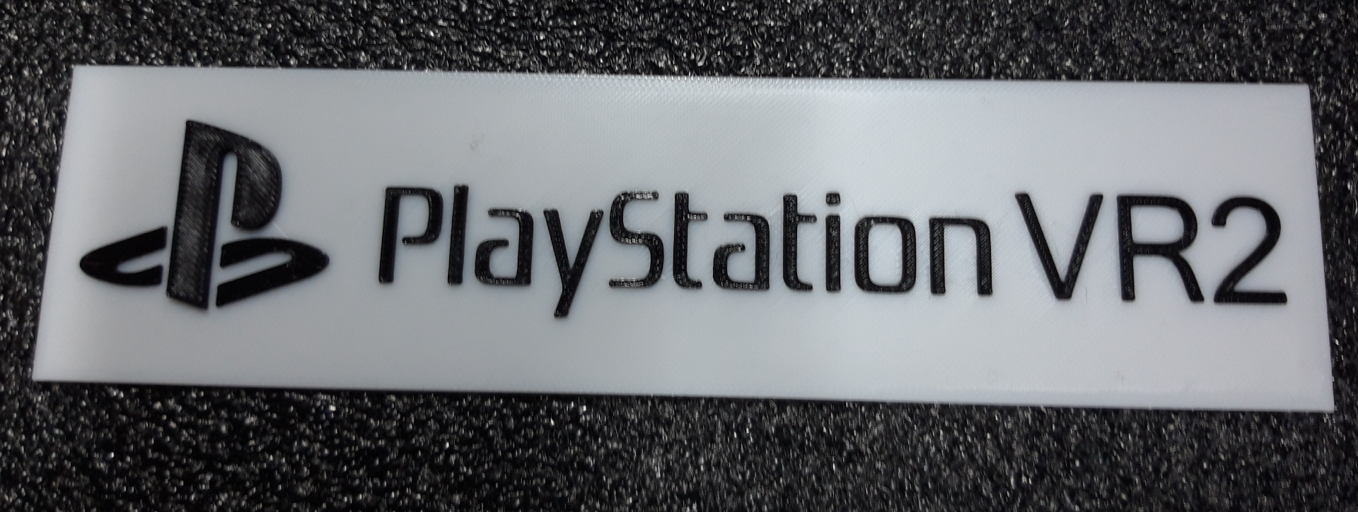 playstation vr2 logo remixed by filewalker art signs & logos psvr2 3D print model - Mito3D