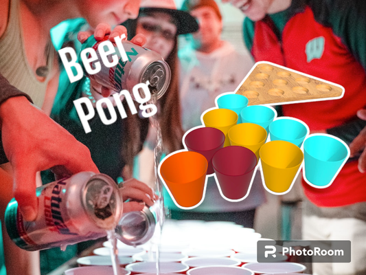 offical berr pong set by exotech tools gadgets beer beerbottle beerpong party festivities festival alcohol highschool discord table bambu lab festive birthday game drink holder bar restaurand idee diy 3d print model - Mito3D