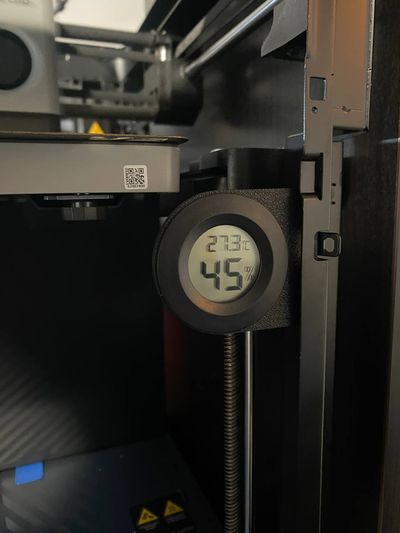 multiple size hygrometer mount 42mm 3x 8x3 2x 10x3 6x3 magnets by cesar pacheco 3d printer accessories 3d print model - Mito3D