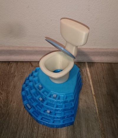 hatırlamak wc takvim by 3d wex sanat modeller zaman gün saat ağız durum 3d print model - Mito3D