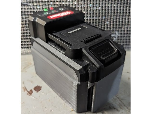 hiper difícil 20v 2 ah bateria extensão 10x 18500 compartilhado by josh cu ferramentas 18650 3d print model - Mito3D