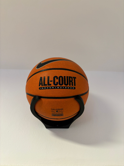 baloncesto soporte talla 7 pelota remezclado by 3dge herramientas pared montaje montar estante 3d print model - Mito3D