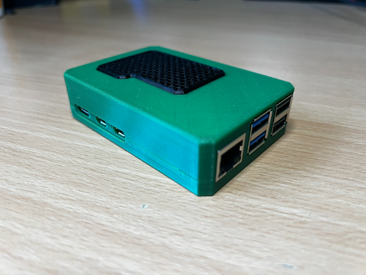 semplice lampone pi 5 astuccio guaina by fuori dalla scatola passatempo fai elettronica rpi rpi5 rpicase raspberrypi raspberrypi5 più facile scatto insieme 3d print model - Mito3D