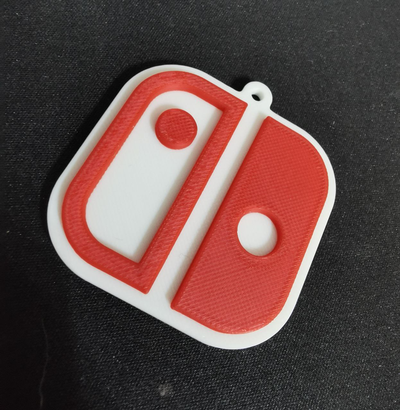 nintendo interruttore portachiavi ams by upcrid arte segni loghi logo accessori giochi chiave gadget 3d print model - Mito3D