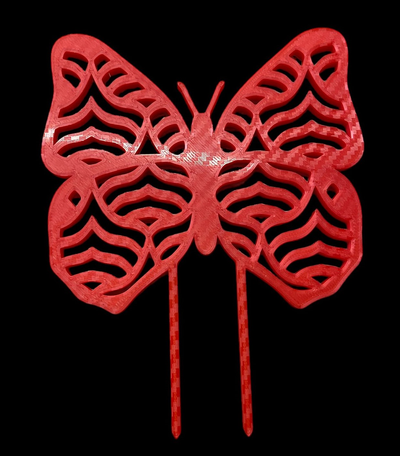 plante pieu papillon by jlbsck loisir diy décoration déco fleur rapide facile 2d 3d print model - Mito3D