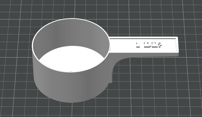 1dl measurement cup by jaanze tools measure 3d print model - Mito3D