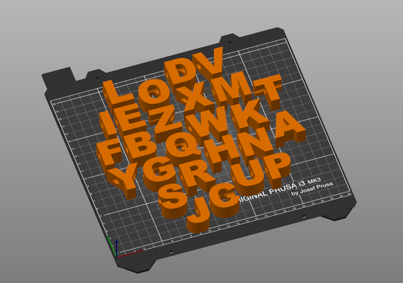 mektup boncuklar by 3d wex sanat modeller dekorasyon tabak dekor tabaklar harfler isimler mercan mercanlar isim levhası harf boncukları 3d print model - Mito3D