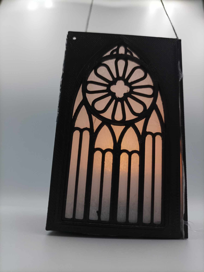 gothic lamp by factorium of ts art models medieval funny fast easy factoriumofts 40k warhammer warhammer40k keksz 3d print model - Mito3D