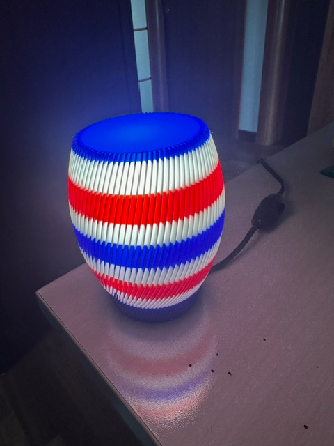 table lampe multicolore e14 lien kit001 base by marpicio7 ménage décor lampada 3D print model - Mito3D