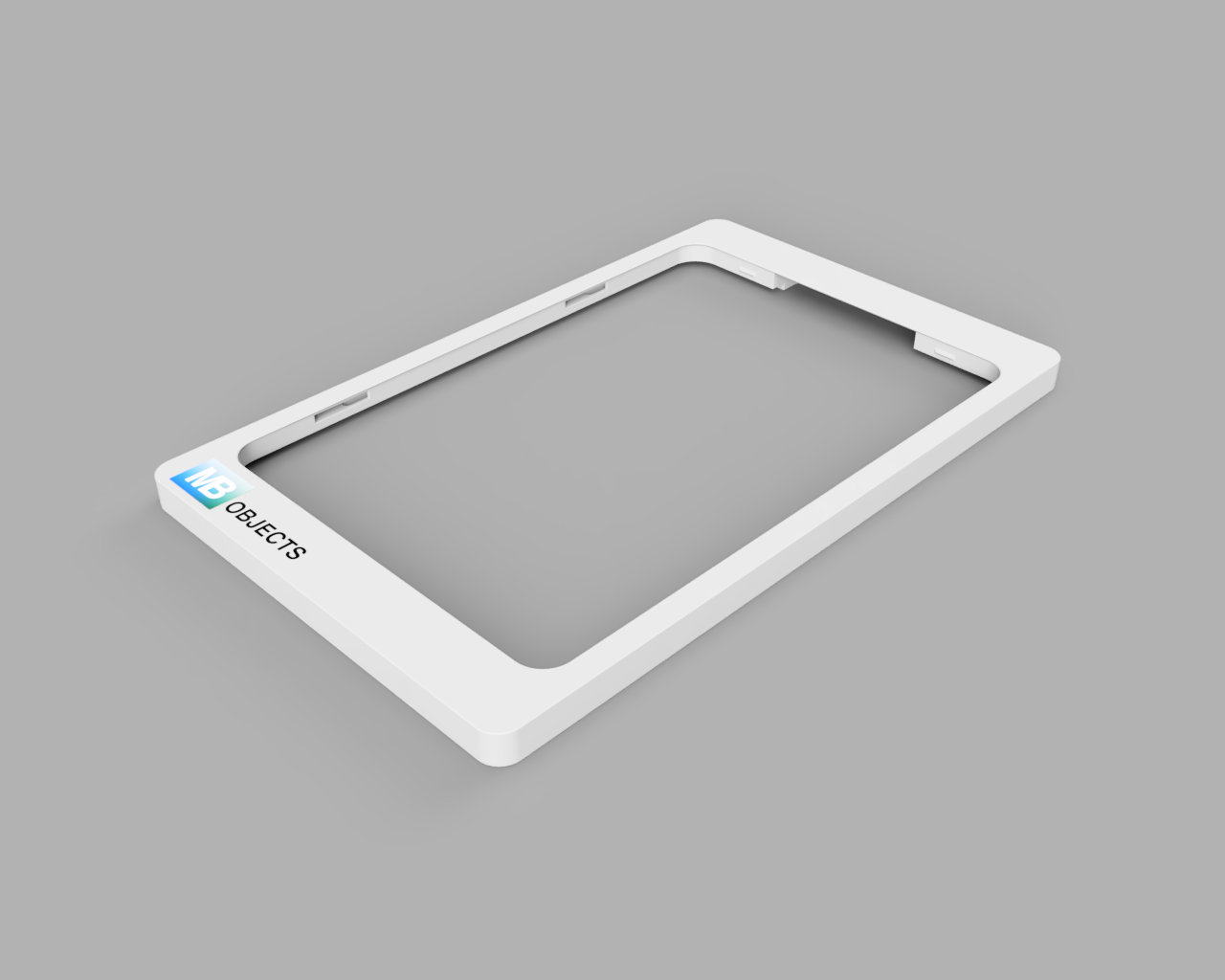 ipad mini 2-3 wandhalterung by mloidl tools gadgets apple 2 loxone knx 3D print model - Mito3D