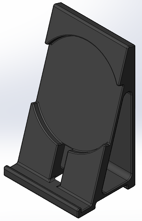 stand charging station by felix household office chargestation charge base nightstand samsung apple wireless charger hama 3D print model - Mito3D