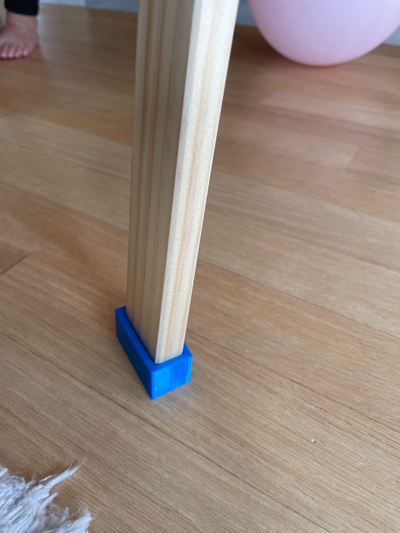 ikea mala easel feet by mike415 household house models protect grip protector grips 3d print model - Mito3D