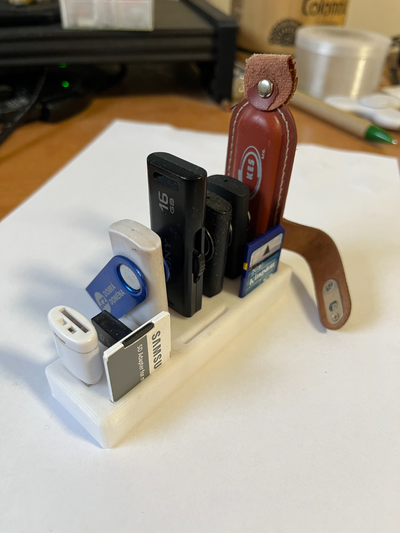 usb çubuk kulp destek by radim dubovy hobi kendin yap elektronik 3d print model - Mito3D