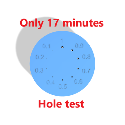 tolérance tester trou vite by tommi 3d imprimante modèles couler 3d print model - Mito3D