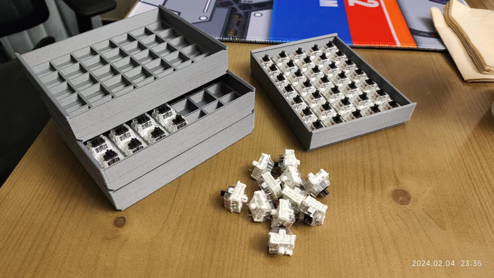 tastatur schalter lager box by sishihe hobby diy elektronik 3d print model - Mito3D