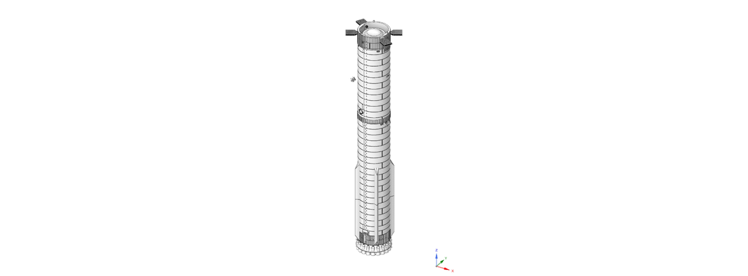 spacex booster8 by larsvommars loisir diy véhicules booster7 vaisseau spatial fusée super lourd booster 3d print model - Mito3D