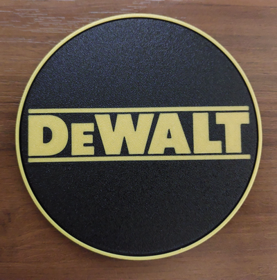 dewalt montanha russa by criações personalizadas arte 2d 3dart ferramenta loja ferramentas bebida chá café cerveja decoração 3d print model - Mito3D